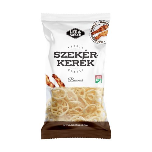 LIZA Burgonyaszirom Szekérkerék Baconos 40g 