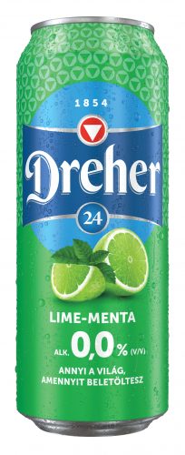 Sör Dreher 24 Lime-Menta 0% 0,5l