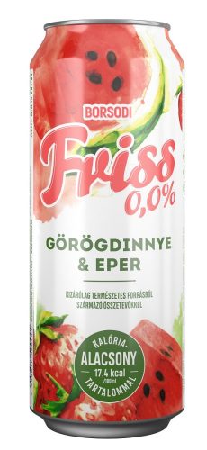 Sör Borsodi Friss 0,0% görögdinnye-eper 0,5l