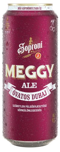 Sör Soproni Óvatos Duhaj Meggy Ale 0,5l