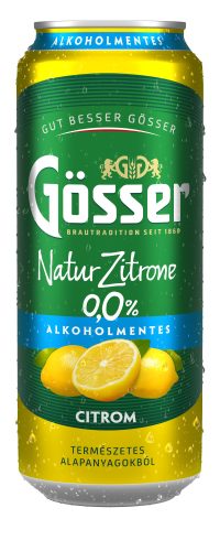 Sör Gösser Natur Zitrone 0% 0,5l